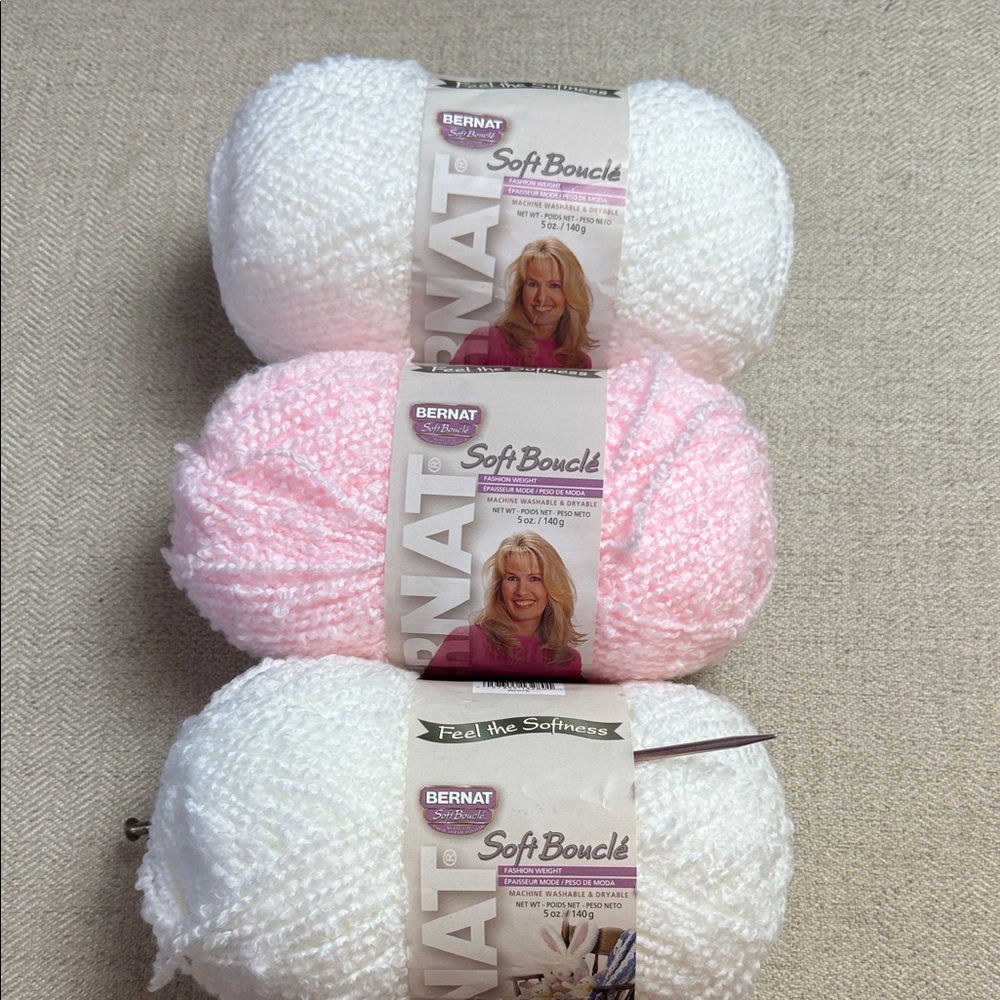 Bernat • Soft Boucle Yarn Bundle